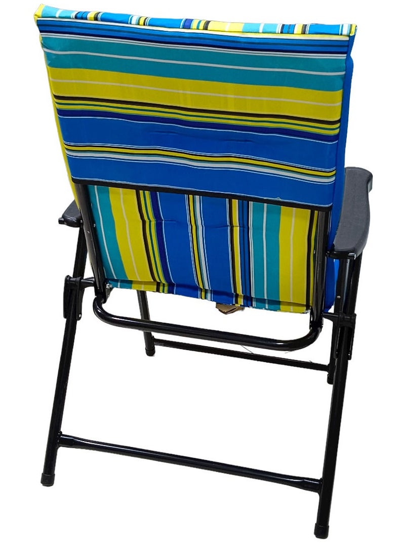 Foldable Camping Chair with Cusion Premium Quality/Beach Chair/Garden Chair/Fishing Chair/Picnic Chair