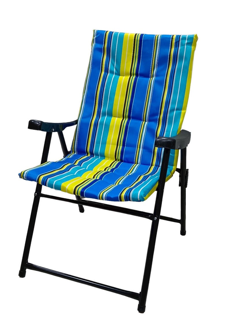 Foldable Camping Chair with Cusion Premium Quality/Beach Chair/Garden Chair/Fishing Chair/Picnic Chair