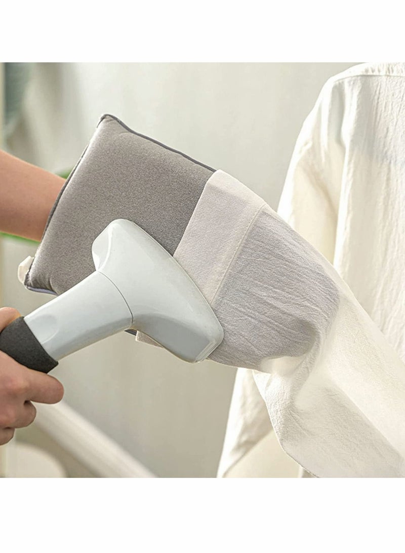 Portable Ironing Board Mini, Garment Steamer Glove Heat Resistant Waterproof Handheld Clothes Steamers Iron for Business Trip Travel