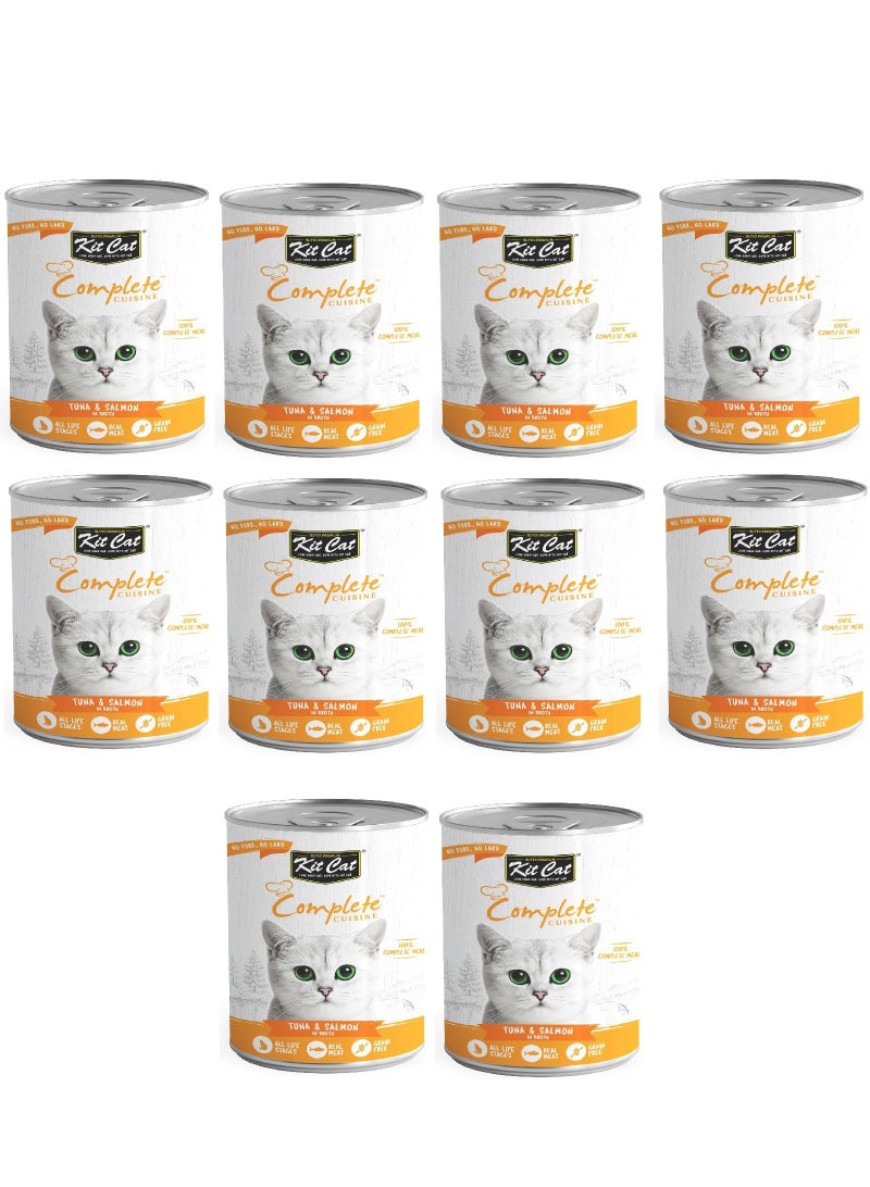 Complete Cuisine Tuna And Salmon In Broth 10X150g