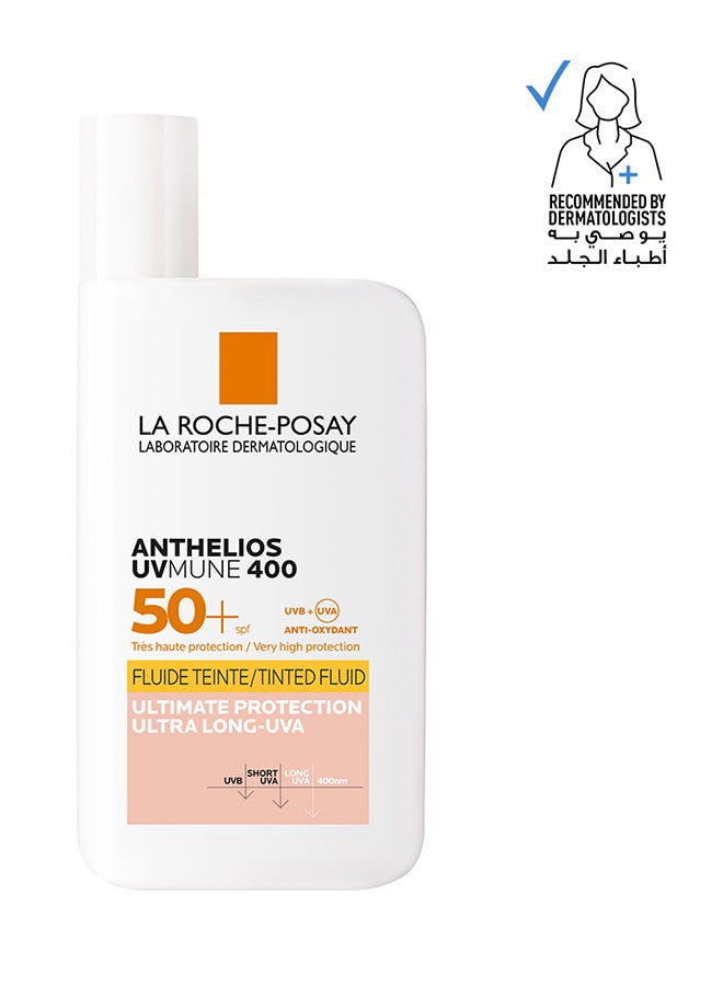 Anthelios Uvmune 400 Invisible Tinted Sunscreen Spf50+ 50ml