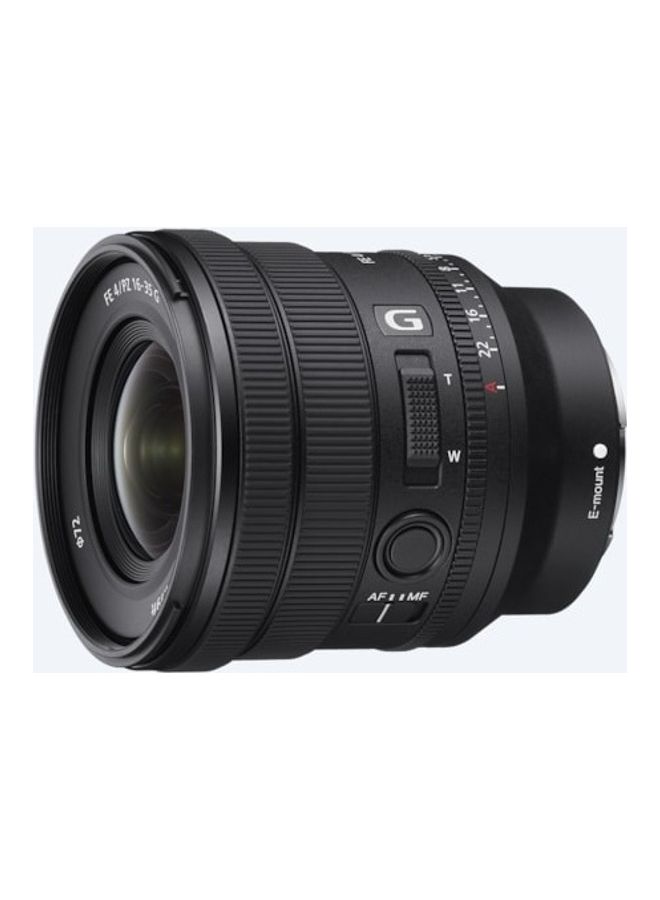 FE PZ 16-35mm F4 G Sony Ultralight, Versatile Wide-Angle Power Zoom G Lens Black