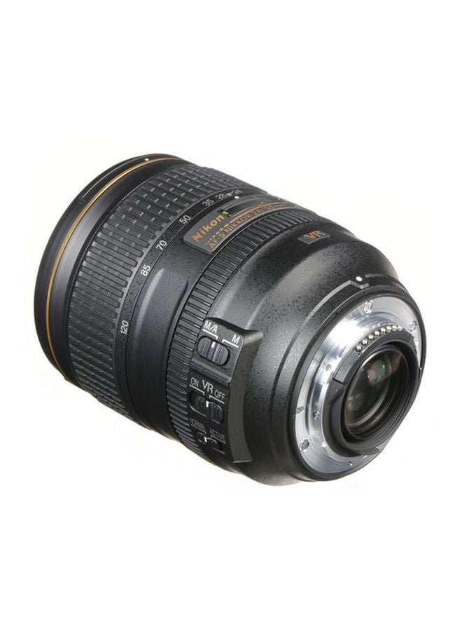 AF-S Nikkor 24-120mm F4G Ed VR Lens For Nikon Camera 3.31x4.06inch Black