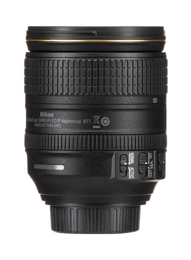 AF-S Nikkor 24-120mm F4G Ed VR Lens For Nikon Camera 3.31x4.06inch Black