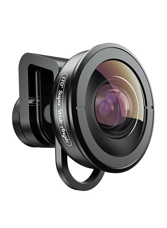 170° Super Wide Angle Lens For Smartphone Black