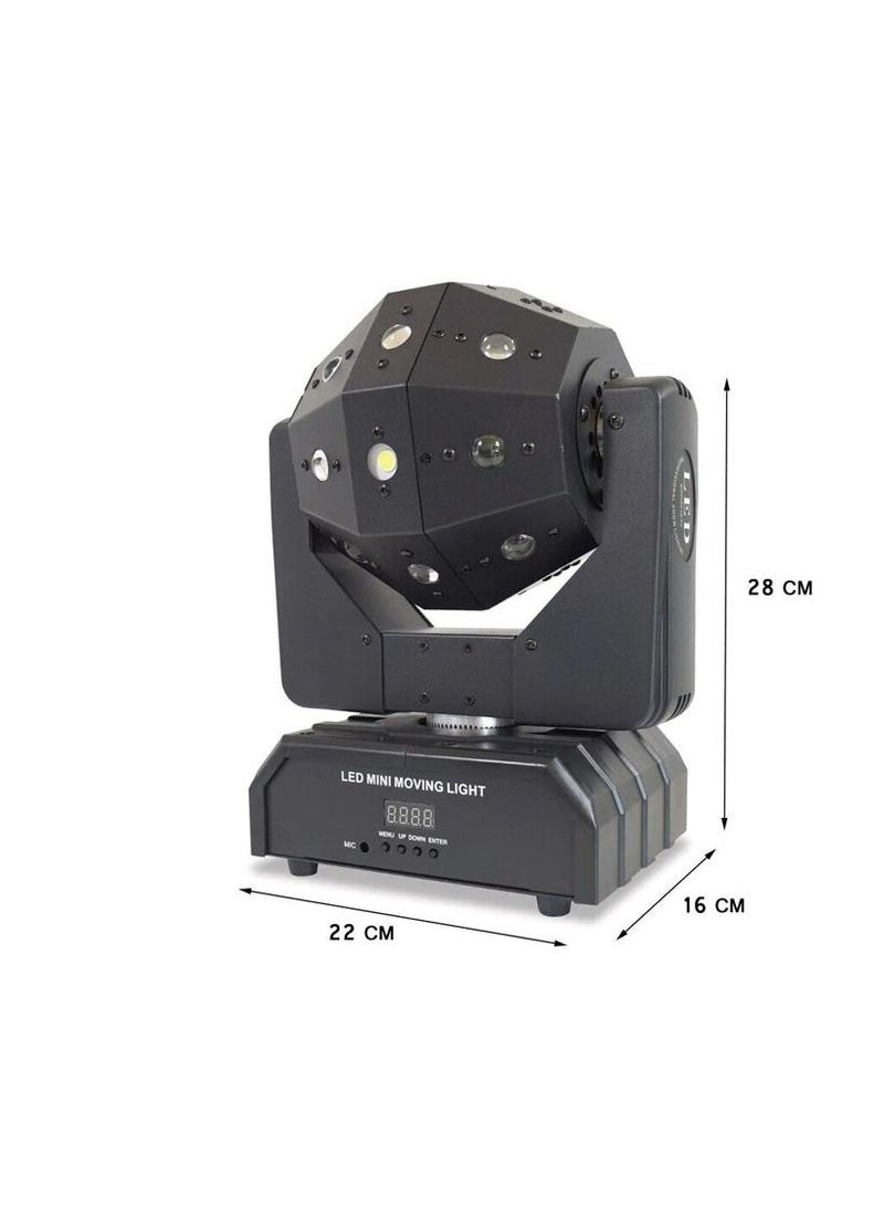 Party Stage Light LED Dancing Disco Ball Flash Lamp Moving Head Light  90W