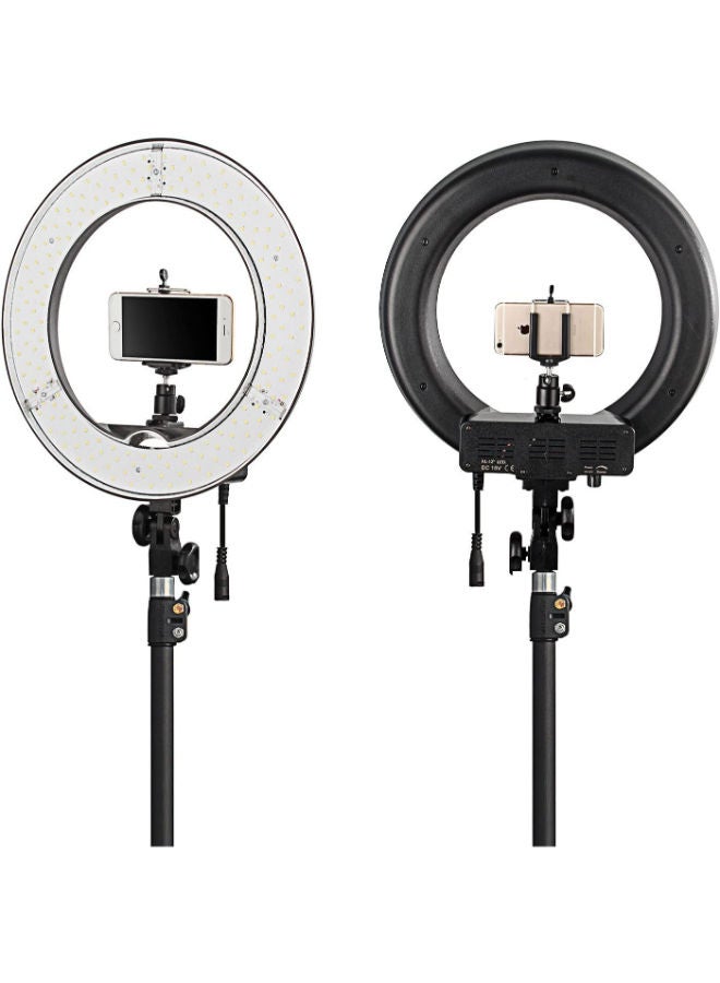Stepless Adjustable Ring Light with Tripod And Phone Clamp - Es180,180 Pieces