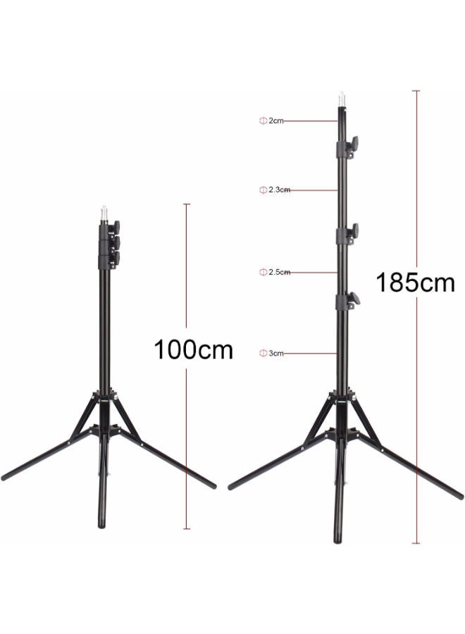 Stepless Adjustable Ring Light with Tripod And Phone Clamp - Es180,180 Pieces