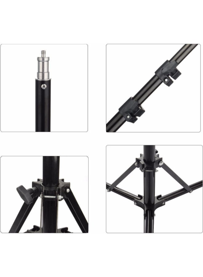 Stepless Adjustable Ring Light with Tripod And Phone Clamp - Es180,180 Pieces