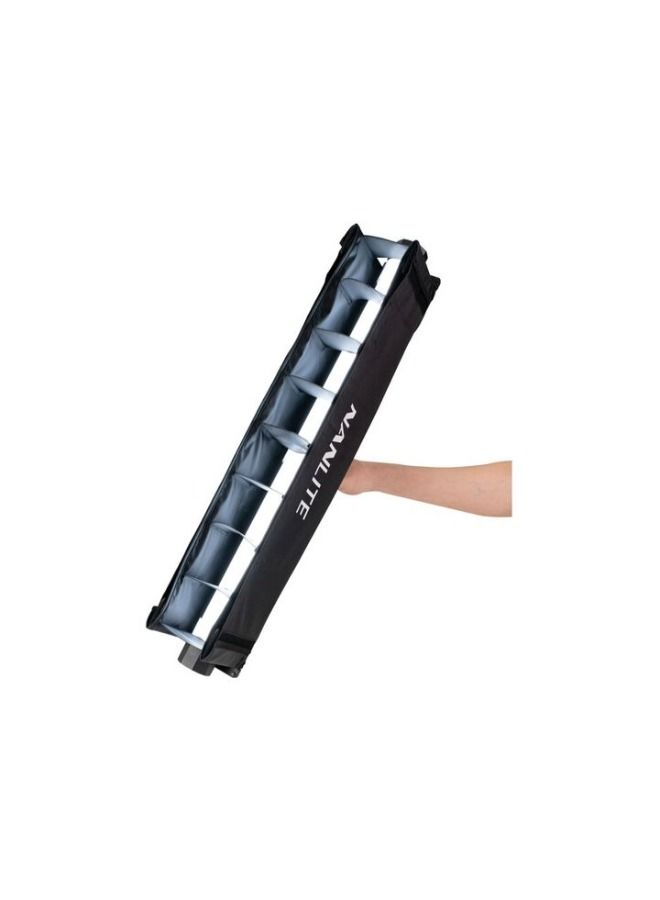 Nanlite Fabric Barndoors and Grid for PavoTube II 15X LED Pixel Tubes