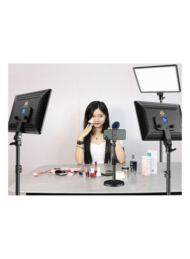 LED Light Panel Video Camera Lighting Panel A111 Photography Light with Remote 3200-6000K Adjustable with Stand