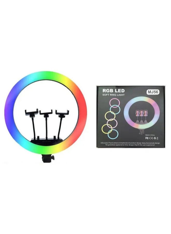 Color Ring LED RGB Light 56cm RGB MJ56 for photo and video work
