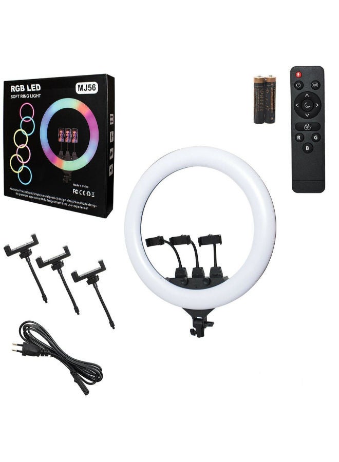 MJ56 Size 22inch Modes, RGB Lights With remote controller, 3 phone holders, carry bag. 2.1M stander