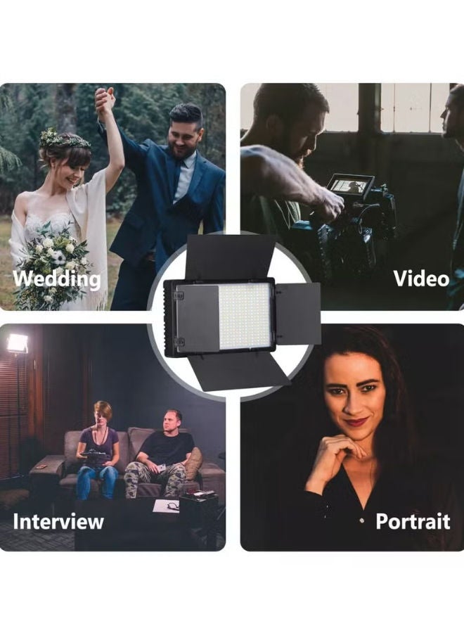 Rechargeable Pro LED 600 Photography Light | Photo Shoot | Video Making Light For YouTube Vlog | TikTok, Insta Reels | Wedding Photography LED Studio Light with Stand Camera Light