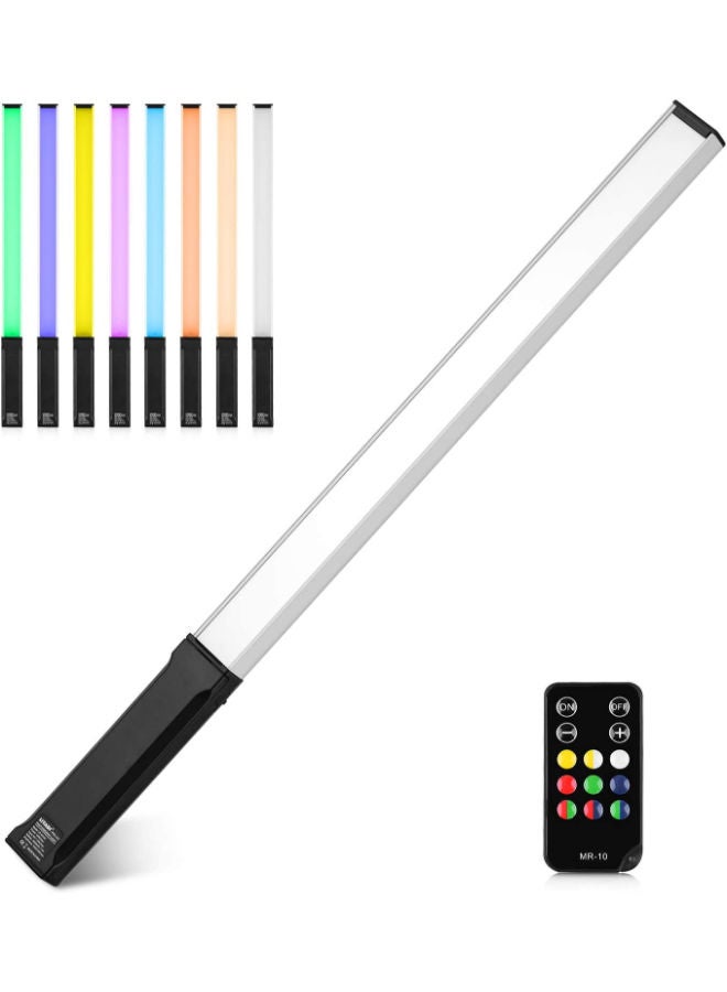 Photography Lamp Portable RGB Handheld LED Video Light Wand 10W 9 Colors 7 Light Effects Universal with Remote Control
