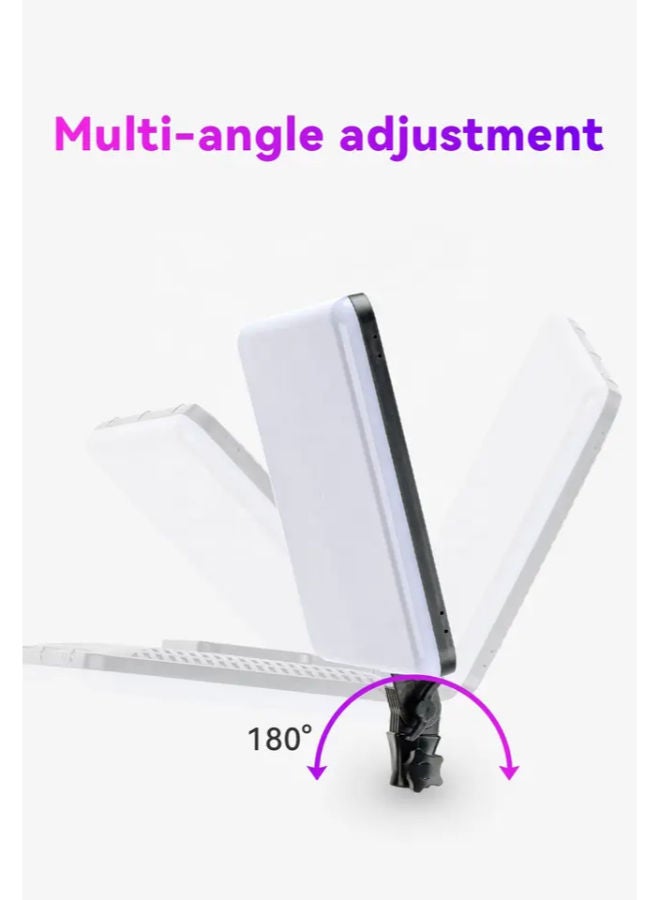 RGBW-LED PM-26 Video Light Photography Fill Light for Live Broadcast Interview Portraits Weddings Photography