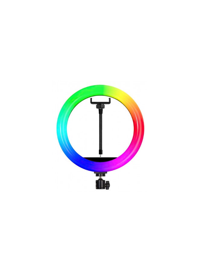 MJ33 RGB LED | Soft Ring Light 26CM | With Phone Holder | Ring Light