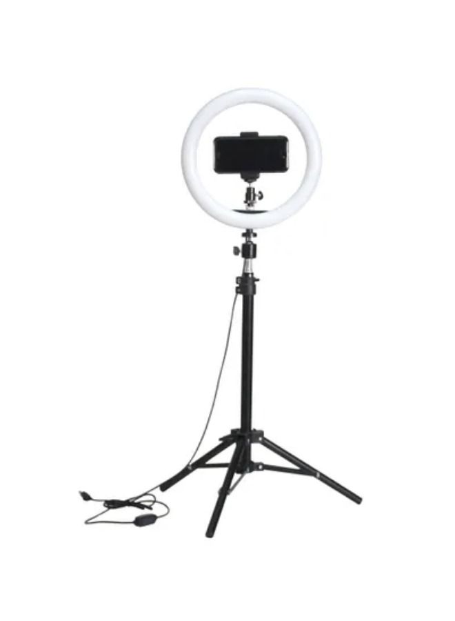 10 inch Ring Light LED Circle Lights with Phone Holder for Selfie Camera Photography Makeup Video Live Streaming