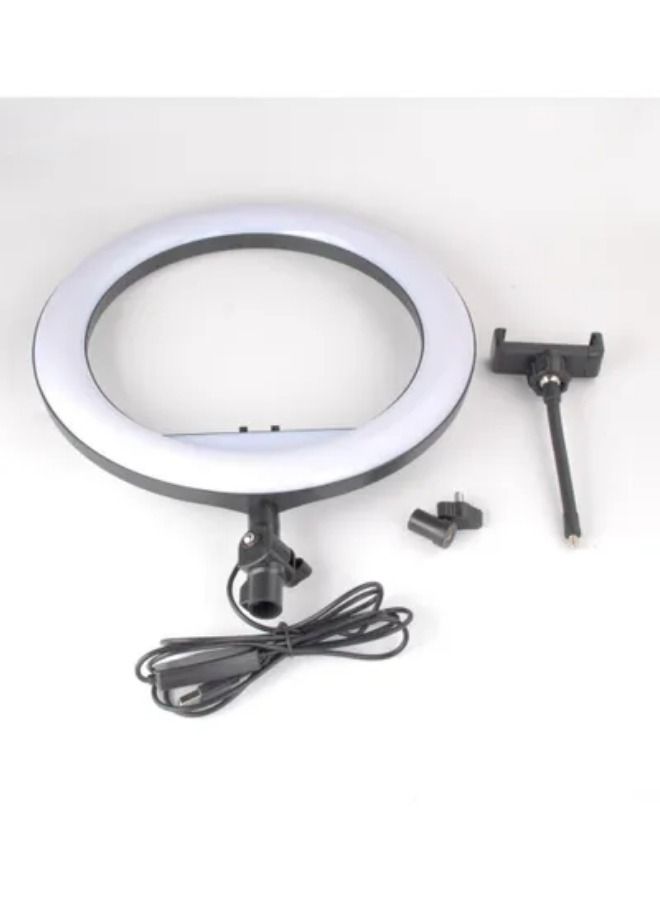 10 inch Ring Light LED Circle Lights with Phone Holder for Selfie Camera Photography Makeup Video Live Streaming