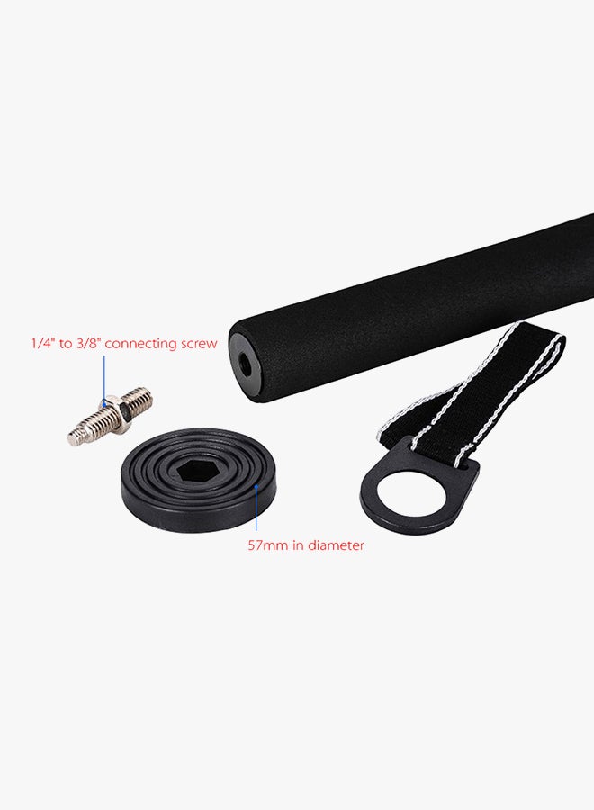 Adjustable Telescopic Walking Stick Black