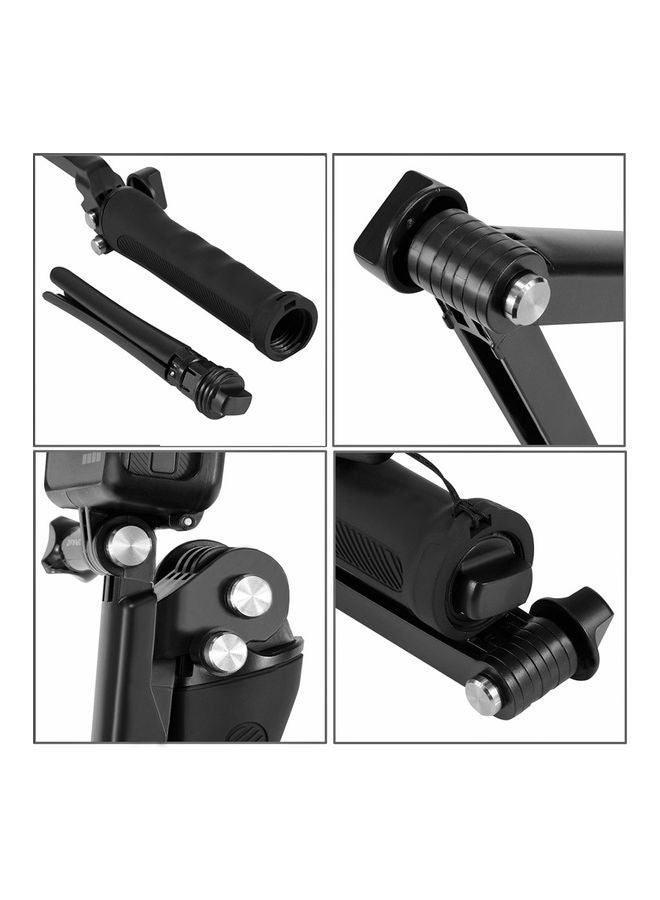 3 Way Floating Handle Tripod Black