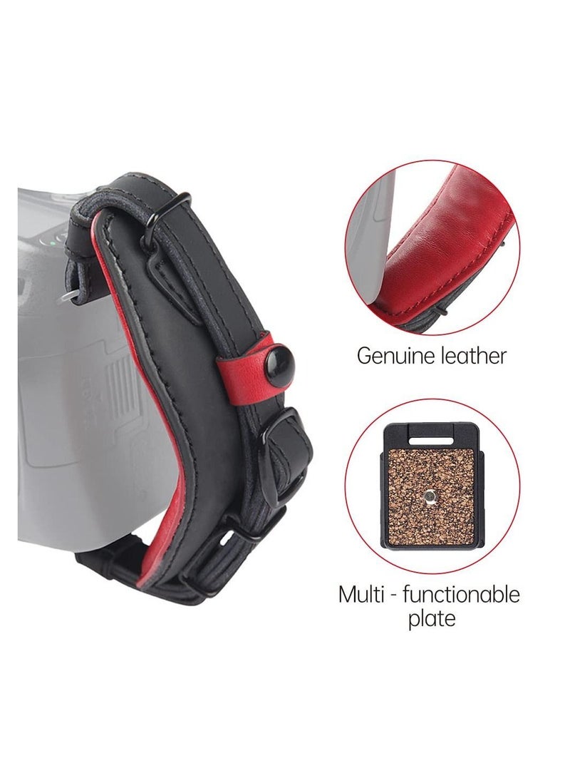 Universal Camera Wrist Hand Strap,Adjustable Leather Grip Strap,Photographers Wristband for DSLR