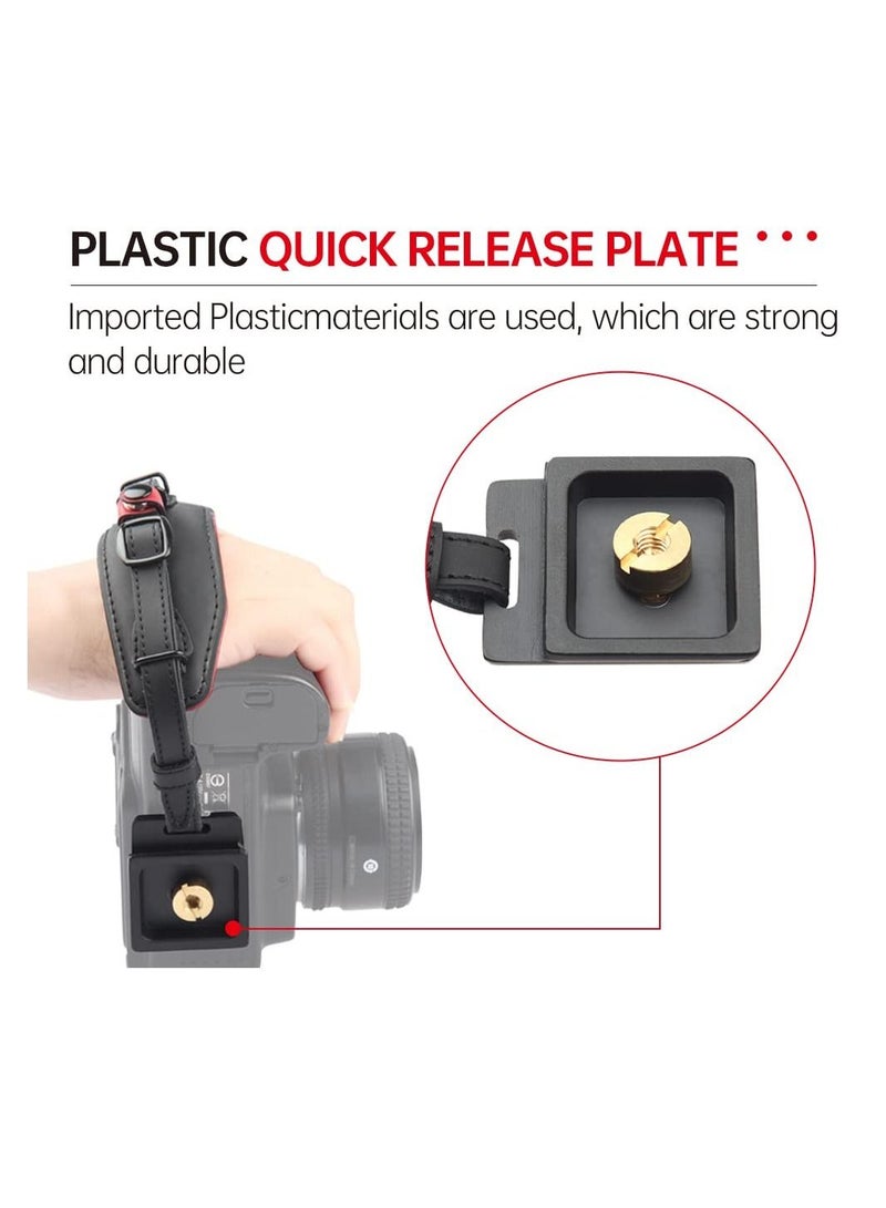Universal Camera Wrist Hand Strap,Adjustable Leather Grip Strap,Photographers Wristband for DSLR