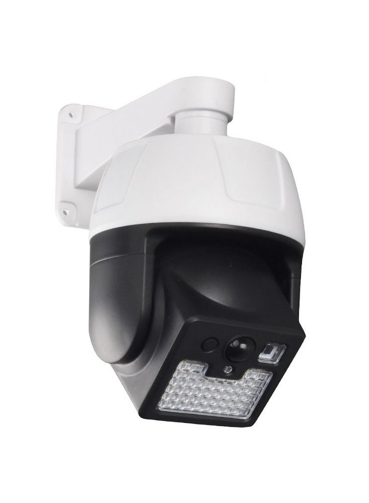 HW-5118-1 LED solar rechargeable wall lamps Solar human body induction simulation camera monitoring light fake camera light