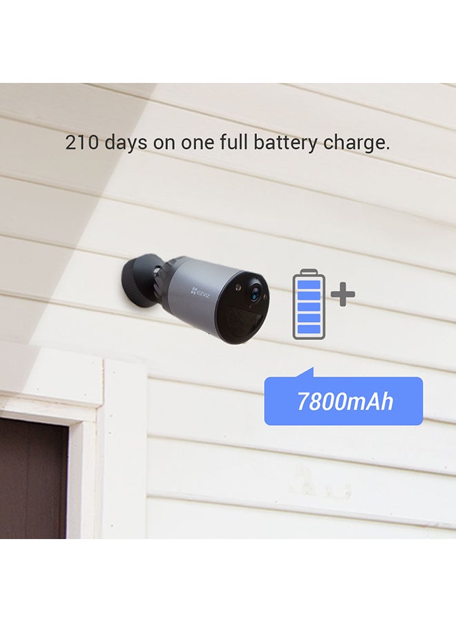 EZVIZ elife 1080P CCTV Wireless Security Camera Outdoor 210 Days Battery Life, Built-in 32 GB storage, PIR Motion Detection, Color Night Vision, Two-way Audio, IP66 Waterproof, Work with Alexa(BC1C)
