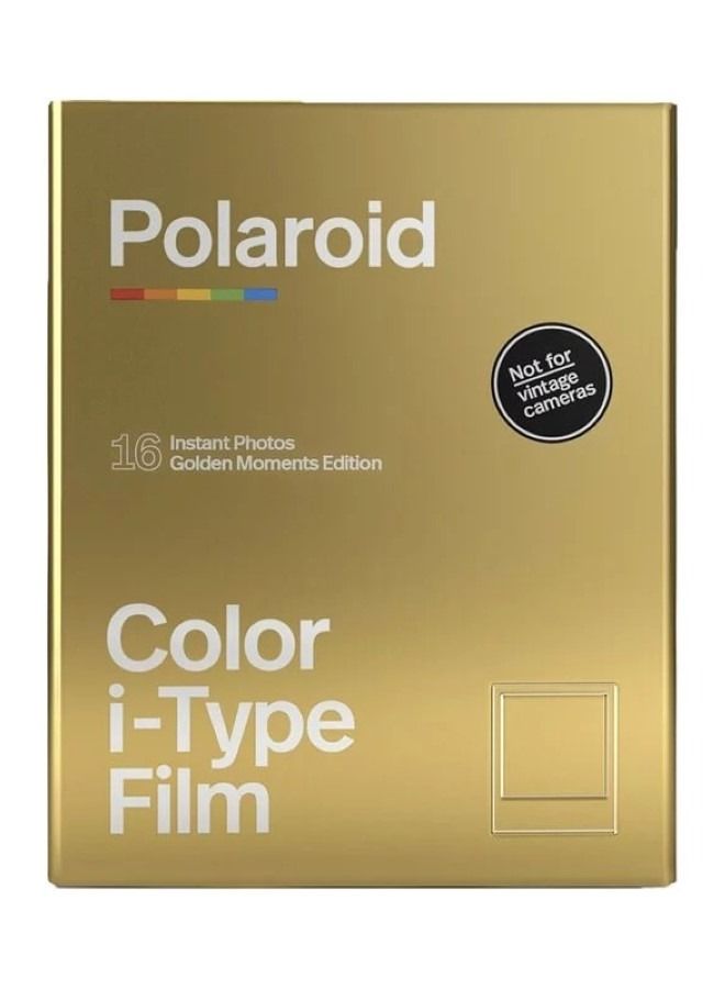 Color I-Type Film Golden Moments Edition 16 Instant Photos