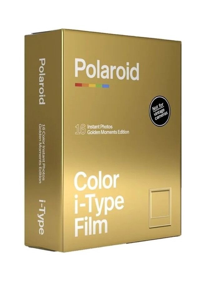 Color I-Type Film Golden Moments Edition 16 Instant Photos