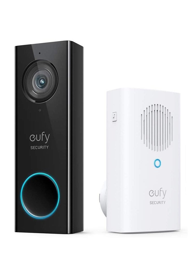 Eufy 1080p Battery Video Doorbell Lite E8220311 Black
