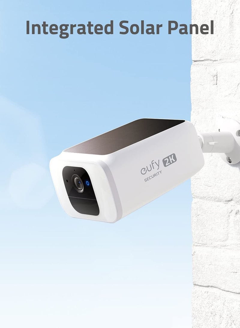 Security SoloCam S40 Solar-Powered, Wireless Outdoor Security Camera, Battery Camera, Integrated Solar Panel, Spotlight Camera, 2K Resolution, Color Night Vision, Wireless, Wi-Fi, No Monthly Fee
