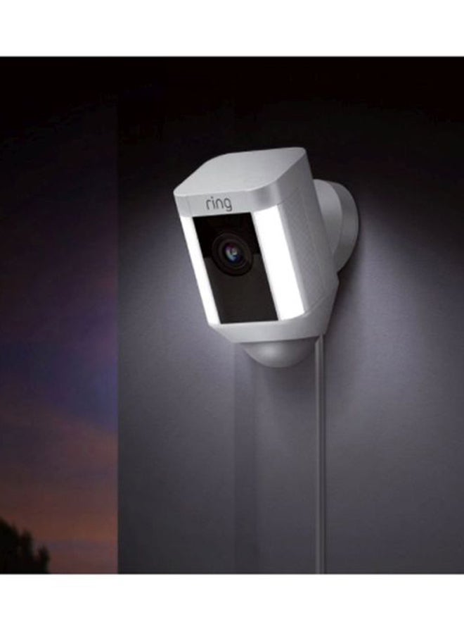 WiFi Smart Home Security Spotlight Battery Hardwired Camera With Motion Detection And Night Vision