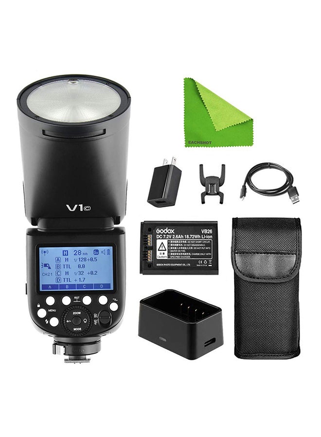 V1 (c) TTL Li-ion Round Head Camera Flash For Canon