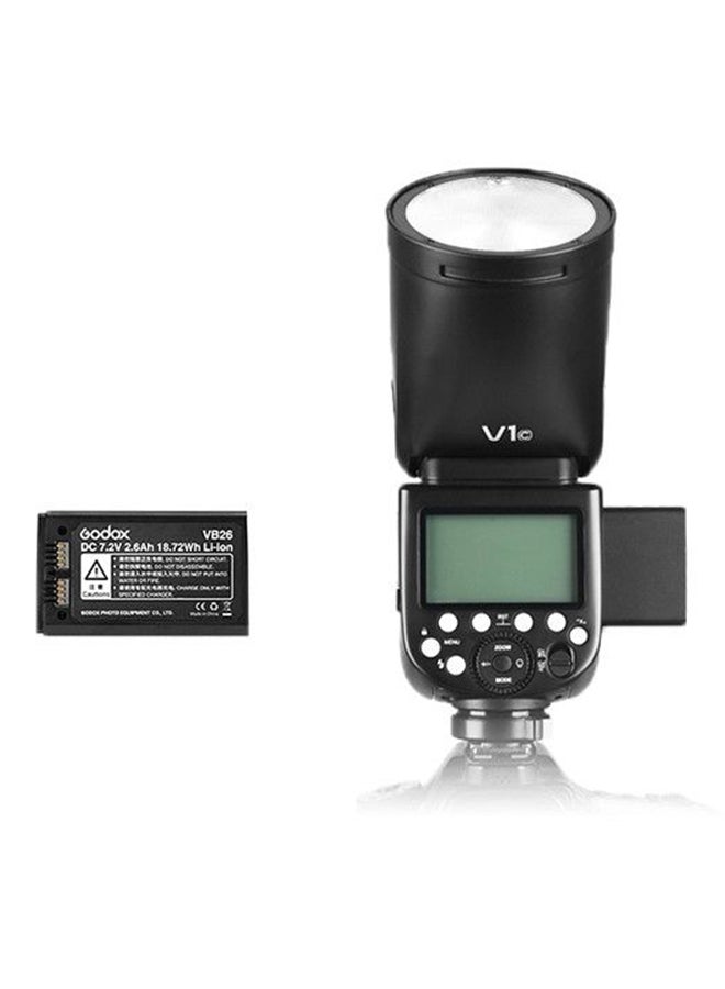 V1 (c) TTL Li-ion Round Head Camera Flash For Canon