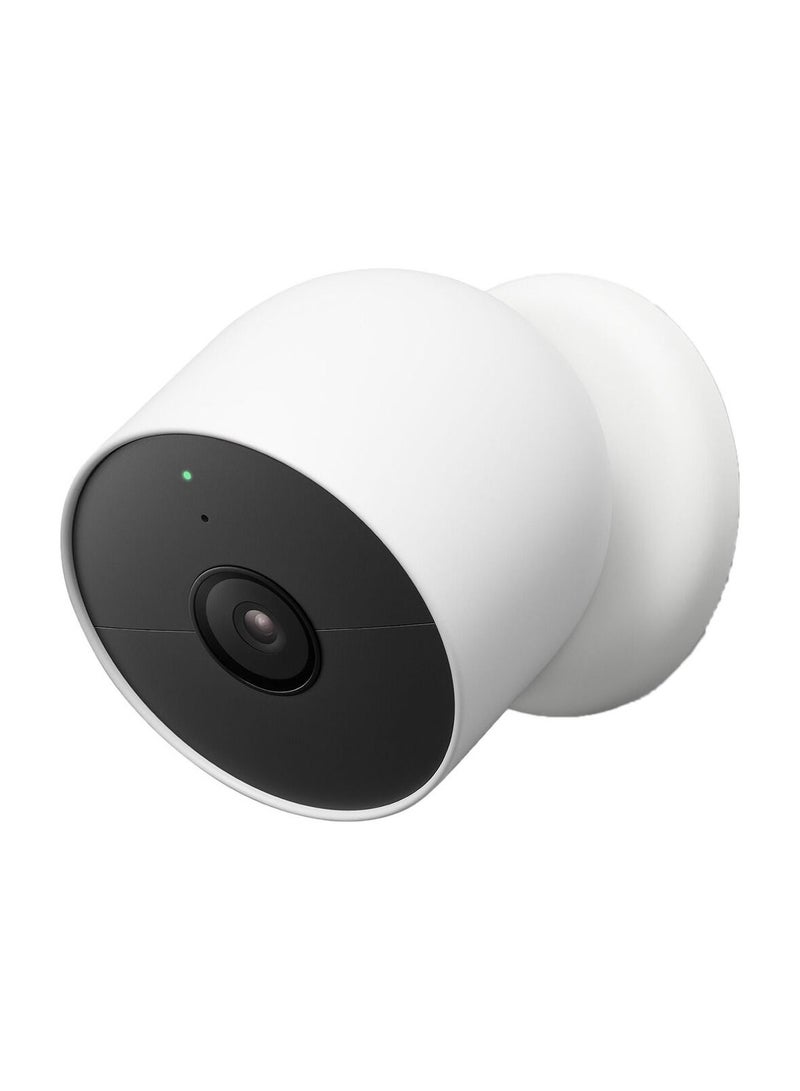 Nest cam Indoor or Outdoor Camera Battery 2 Pack 1080p GA01894-US - Snow
