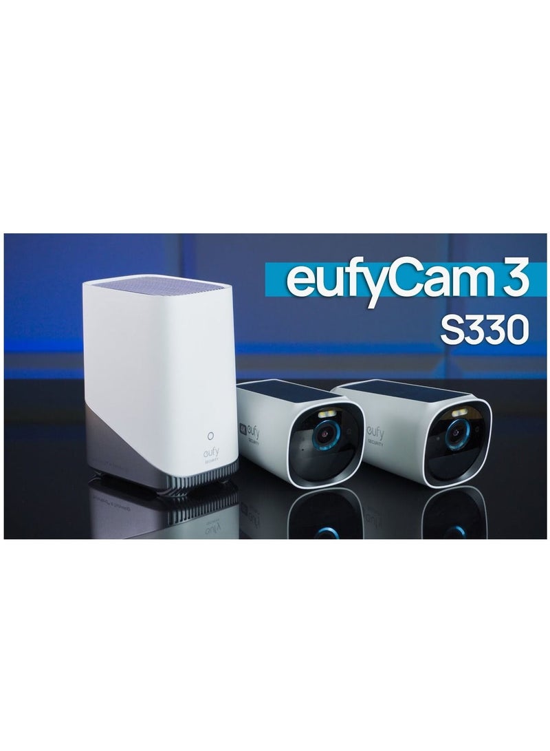 Eufy Security Camera T88733W1 S330 4 Camera Kit
