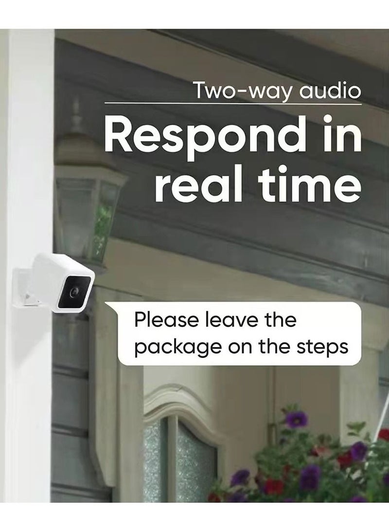 Color Night Vision, Wired 1080p HD Indoor/Outdoor Video Camera, Works with Alexa, Google Assistant, and IFTTT