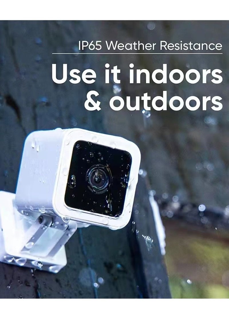 Color Night Vision, Wired 1080p HD Indoor/Outdoor Video Camera, Works with Alexa, Google Assistant, and IFTTT