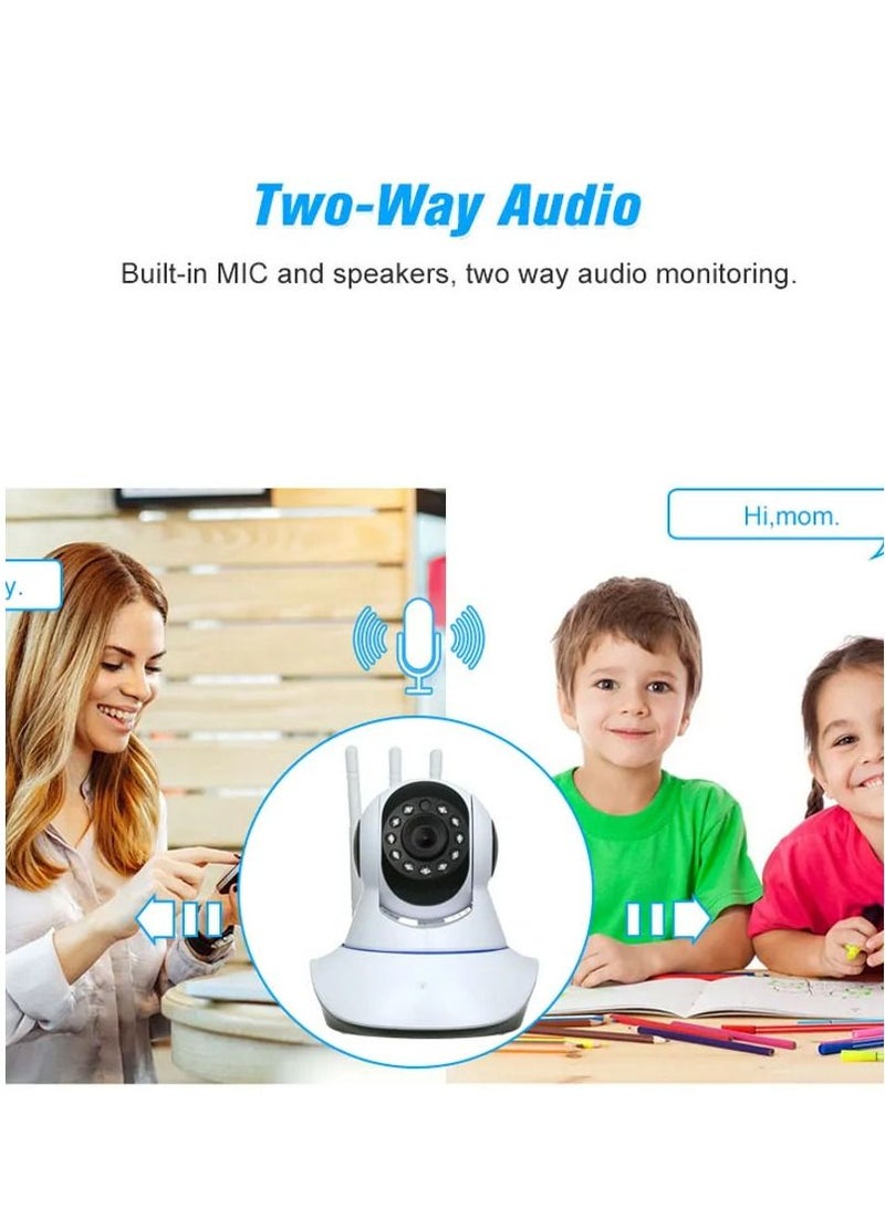 1080P HD Wi-Fi Wireless Motion Detection and Night Vision Smart Baby Monitor IP CCTV Camera with 32GB Memory Card