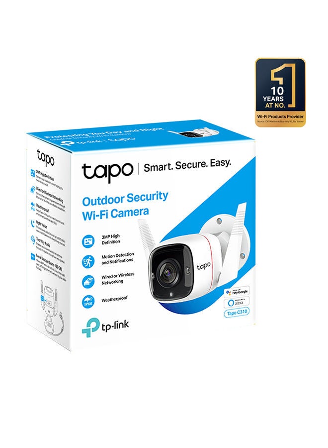 C310 Tapo Outdoor Smart Security Camera with Night Vision Mode, 3 MP