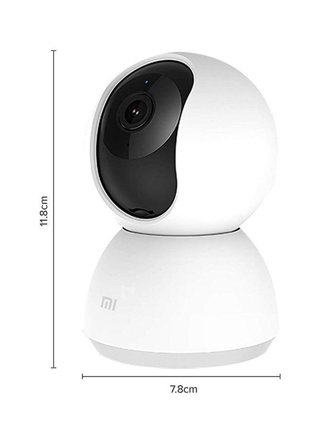 Mi Wi-Fi IP Day/Night Vision Dome 3MP 2k FHD Stand Alone Camera White