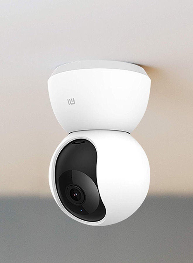 Mi Wi-Fi IP Day/Night Vision Dome 3MP 2k FHD Stand Alone Camera White