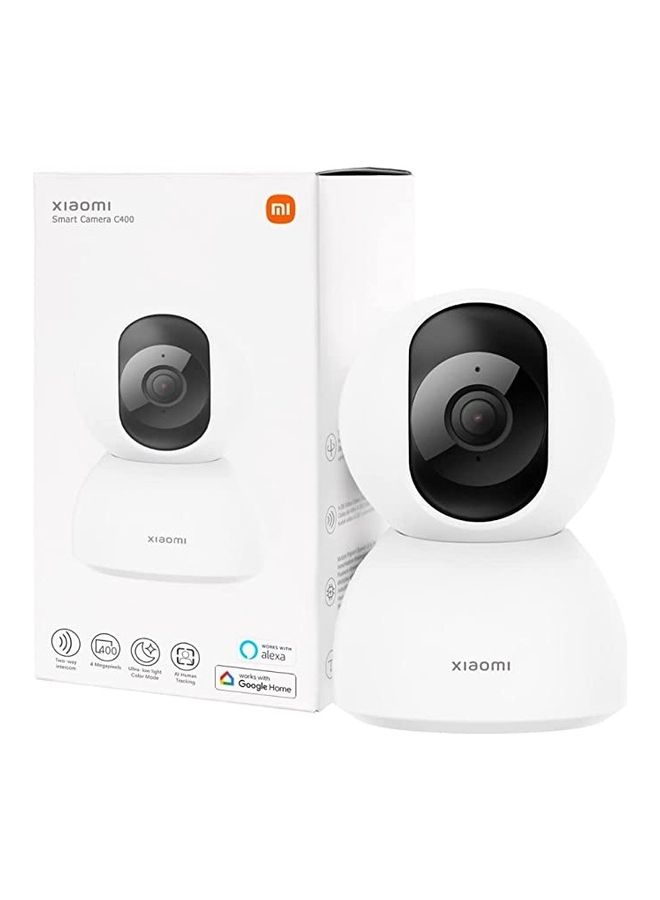 Smart Camera C400 4MP 360° Rotation AI Human Detection 2.4GHz/5GHz Wi-Fi Support Compatible With Alexa Google Home