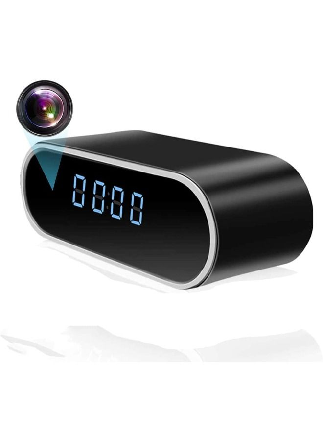Multifunctional Baby Monitor Home Security Mini Clock Camera With Rechargeable battery 128gb memory card support with night vision