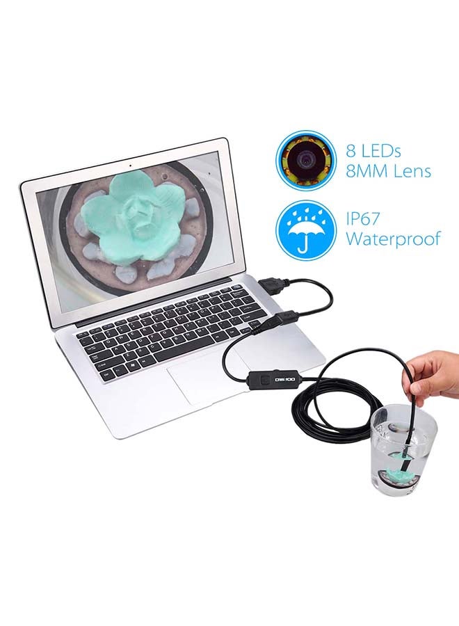 Waterproof Inspection Borescope Black 0.134kg