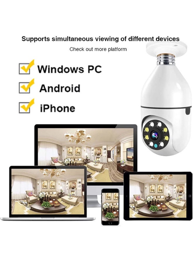 Y22-1080P light bulb IP Camera Camera dual light HD night vision wireless camera wifi camera cloud table lamp