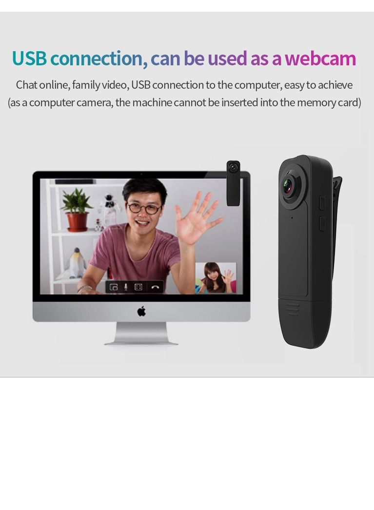 Mini Camera HD 1080P Pen Pocket Cam Micro Video Recorder Night Vision Motion Detection Small Security Camera