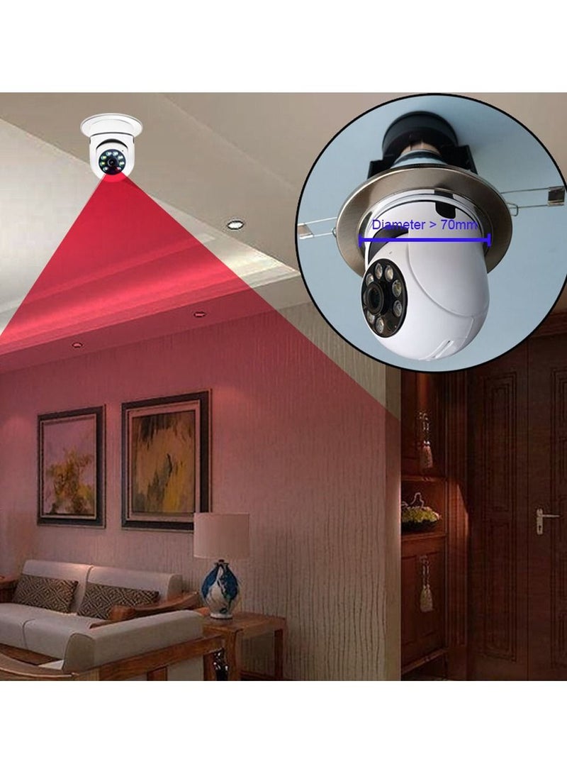 Y23 JXLCAM light bulb IP Camera body motion tracking night vision motion detection two-way audio